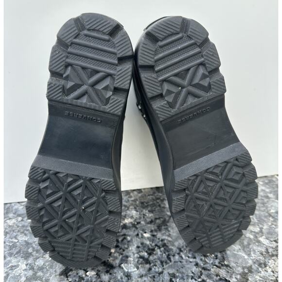 Converse Gore-Tex Chuck Taylor All Star 566155C Women’s SZ 8 Black Leather High - Picture 7 of 12